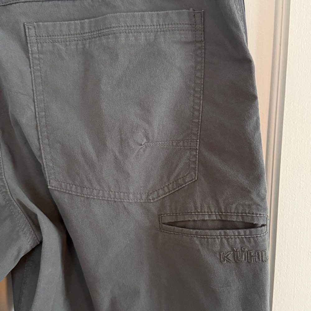 KUHL Radikl Mens 33 Gray Pants Tapered Fit Hiking Performance Outdoor Work Gorp - Picture 5 of 9